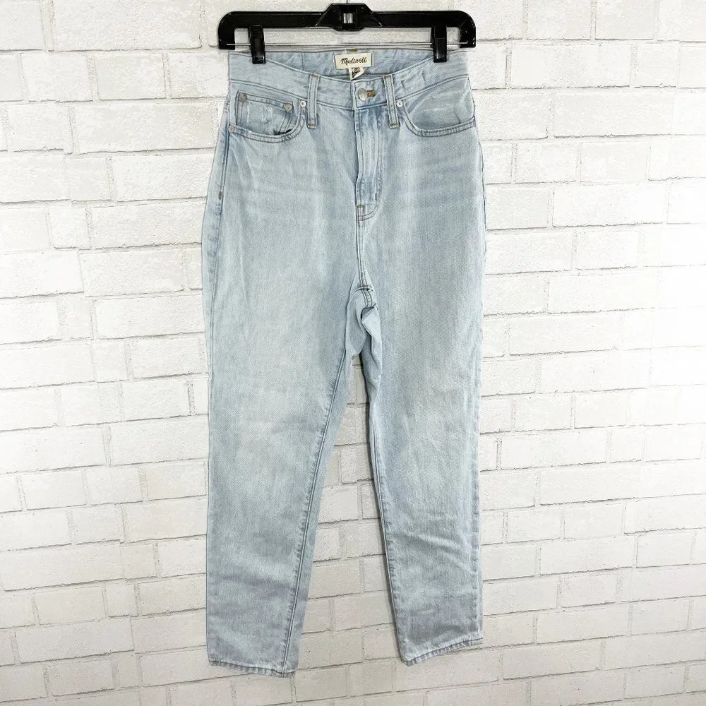 Madewell Light Wash High Rise Curvy Perfect Vintage Jeans Women's Waist Size 25
